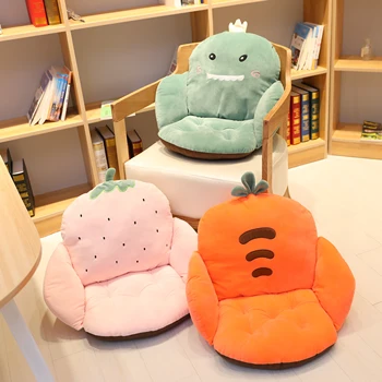 

Cute Cartoon Chair Cushion Child Adult Fruit Animal Print Thicken Seat For Pad Sofa Office Home Decor Pillow Car55x35x35CM