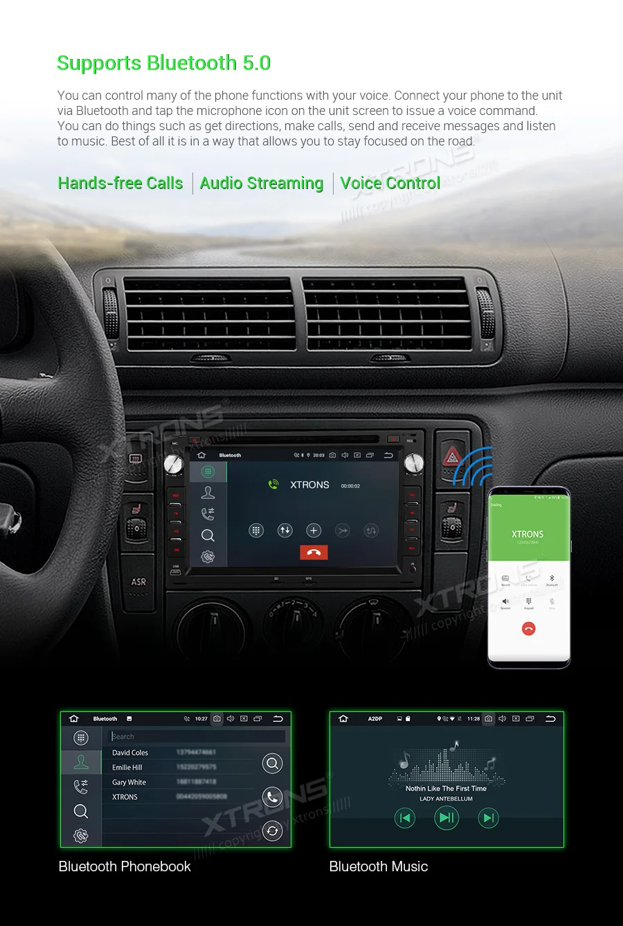 Clearance XTRONS 7" Android 9.0 Octa Core 64G ROM 4G RAM Car DVD Player Multimedia GPS System Custom Fit for Volkswagen for Seat for Skoda 15