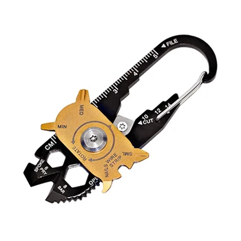 

20 In 1 Multitools Portable Stainless Steel Mini Utility Keychain Outdoor Camping Key RingTools Outdoor Survival Gear