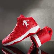 Мужские высокие баскетбольные кроссовки Jordan Lebron дышащие Нескользящие амортизирующие кроссовки для баскетбола спортивные уличные мужские кроссовки Jordan