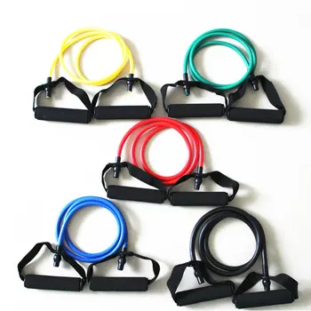

Fitness Exercise Cords Pull Rope Stretch Resistance Bands Elastic Yoga Training Band Practical Durable Rope