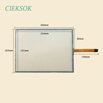 

12.1 inch Touch Panel 266x203mm 266*203mm 5 Wire Handwritten Touch for Industrial DVD GPS Navigator Digitizer