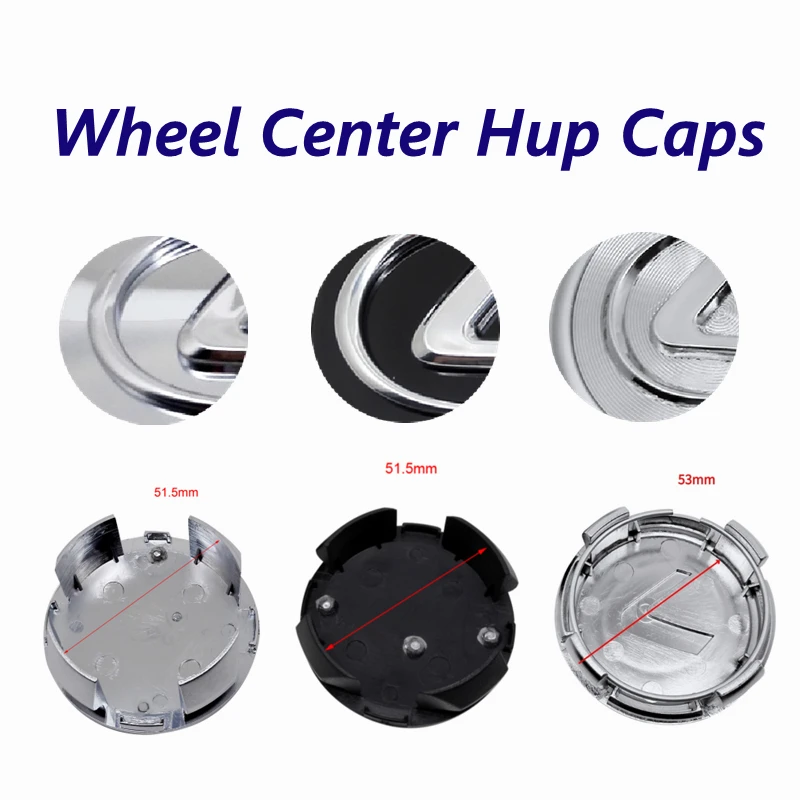 4pcs/set Auto Wheel Center Hub Caps Cover Emblem For Lexus Nx Rx330