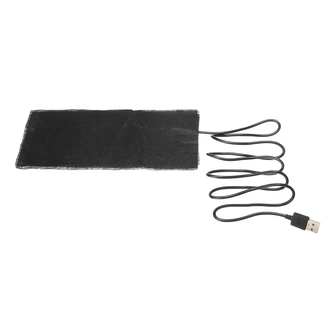 2 размера 5 в углеродное волокно электрическая тканевая грелка для рук грелка USB нагревательная пленка Электрический зимний инфракрасный термоковрик