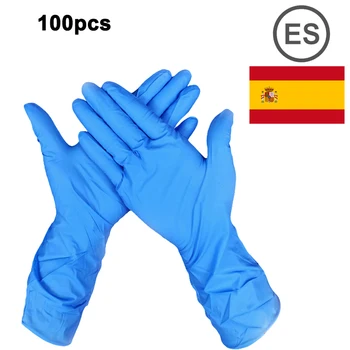 

100 Pieces Disposable Gloves Household Work Industrial Non-Toxic Food Safe Allergy Free For Food Beauty