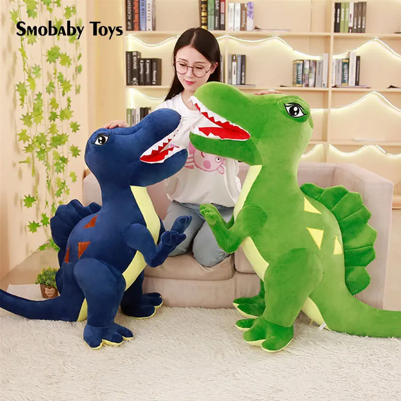 Simulation dinosaur stuffed toy jurassic world soft tyrannosaurus baby sleeping plush doll child room decoration boy girl gift