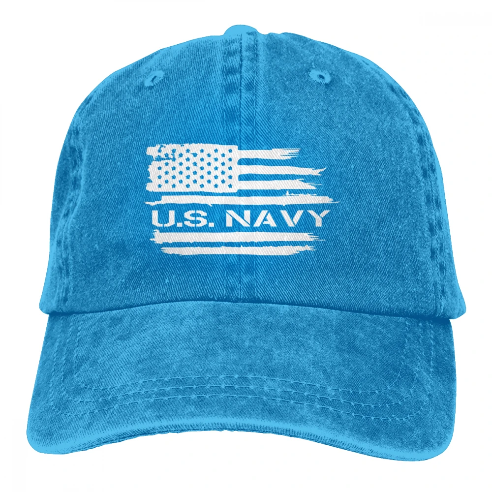 Американский флаг США темно-синий Casquette синий унисекс Мужские Женские джинсовые бейсболка с ремешком кепки Регулируемый Гольф папа шляпа