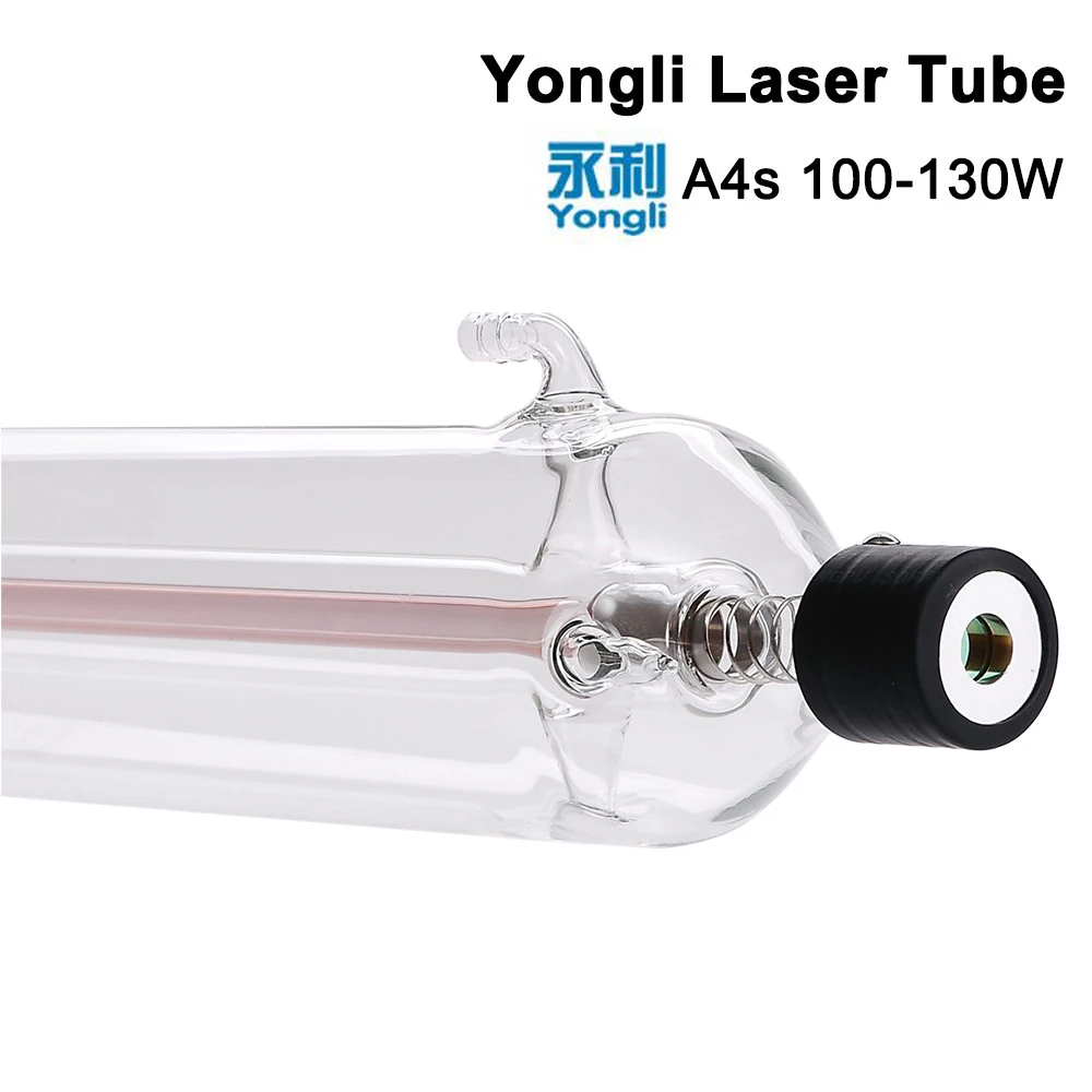 Yongli A4s CO2 лазерная трубка 100 Вт 1450 диаметр 80 мм для лазерной лампы CO2|Запчасти