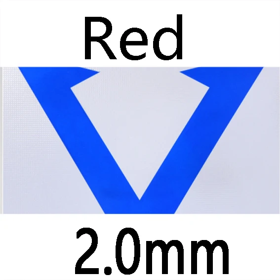 Red 2.0mm Xiom синий Vega Европа Настольный теннис ракетка резиновая пинг понг Губка Tenis De Mes - Цвет: Red 2.0mm