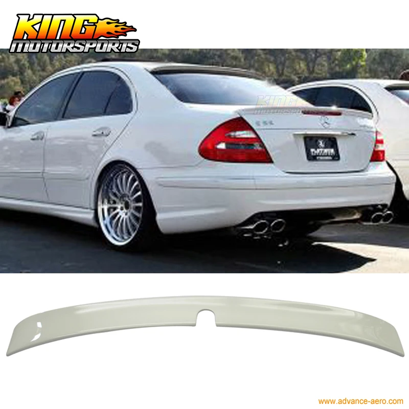 03-05 Benz E-Class W211 4Dr Roof Spoiler Painted Obsidian Black Metallic #197 03-05 Benz E-Class W211 4Dr Roof Spoiler Painted Obsidian Black Metallic #197