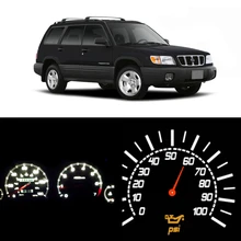 WLJH 8x Dash светильник s приборная панель Калибровочная лампа 12 В светодиодный светильник комплект подходит для Subaru Forester 1997 1998 1999 2000 2001 2002