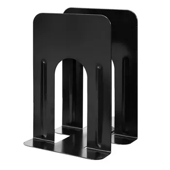 

1 Pair Metal Book Stand Cheap Durable Heavy Duty Metal Book End Shelf Bookend Holder For Office School Supplies