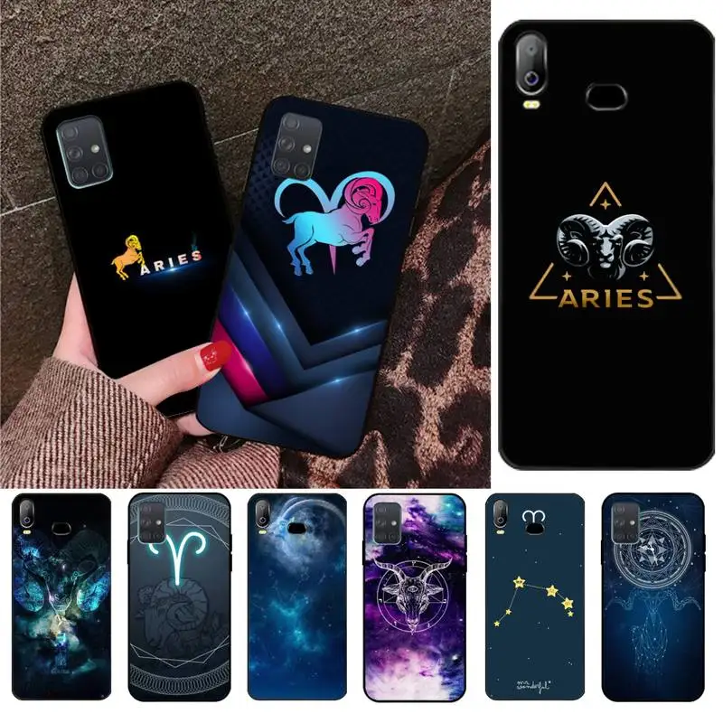 YJZFDYRM 12 constellations Aries Phone Case For Samsung Galaxy A01 A11 A31 A81 A10 A20 A30 A40 A50 A70 A80 A71 A91 A51 | Мобильные