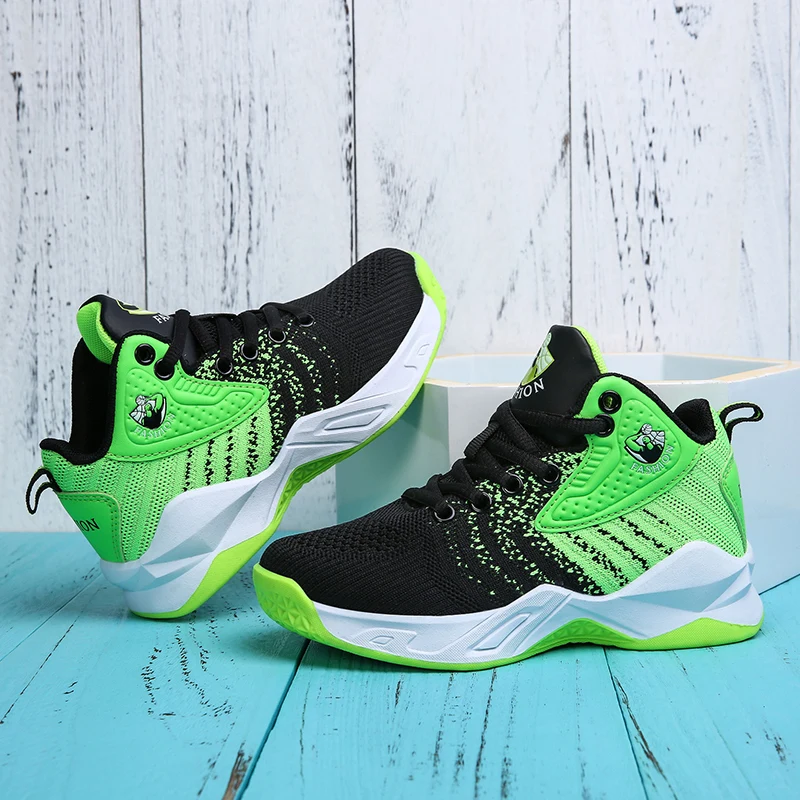 

Kids Jordan Basketball Shoes Light Sports Shoes Sneakers Boys Anti-skid Breathable Basketball Sneakers Children Outdoor Trainers