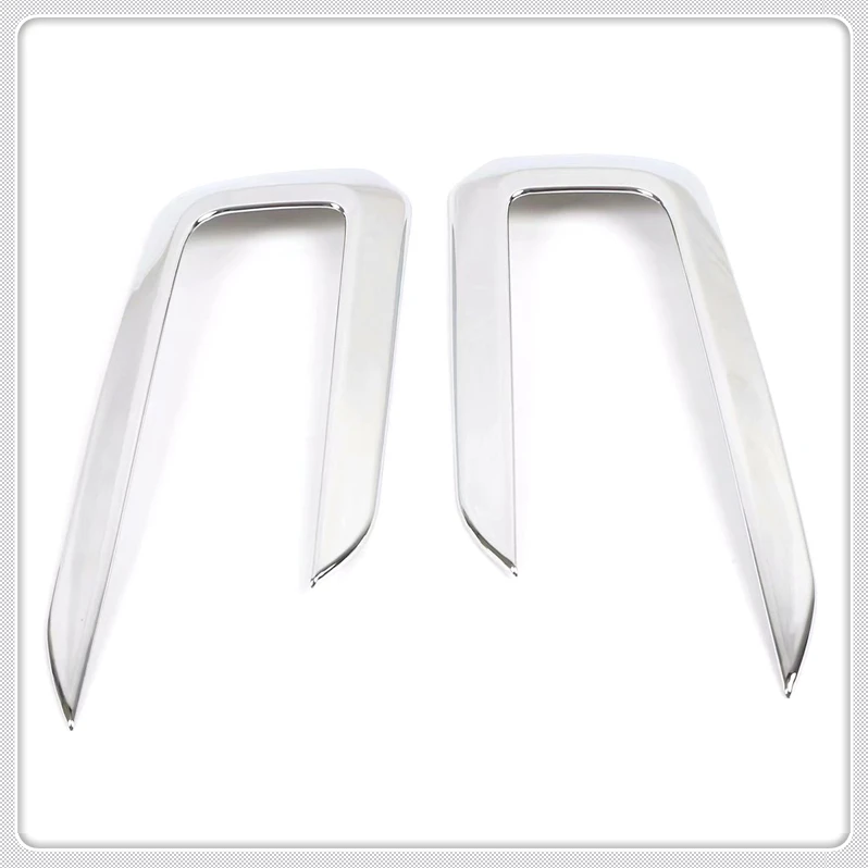 For Volvo XC40 Car Styling Exterior Front Fog Light Lamp Cover Trim 2pcs ABS Chrome Auto Accessories