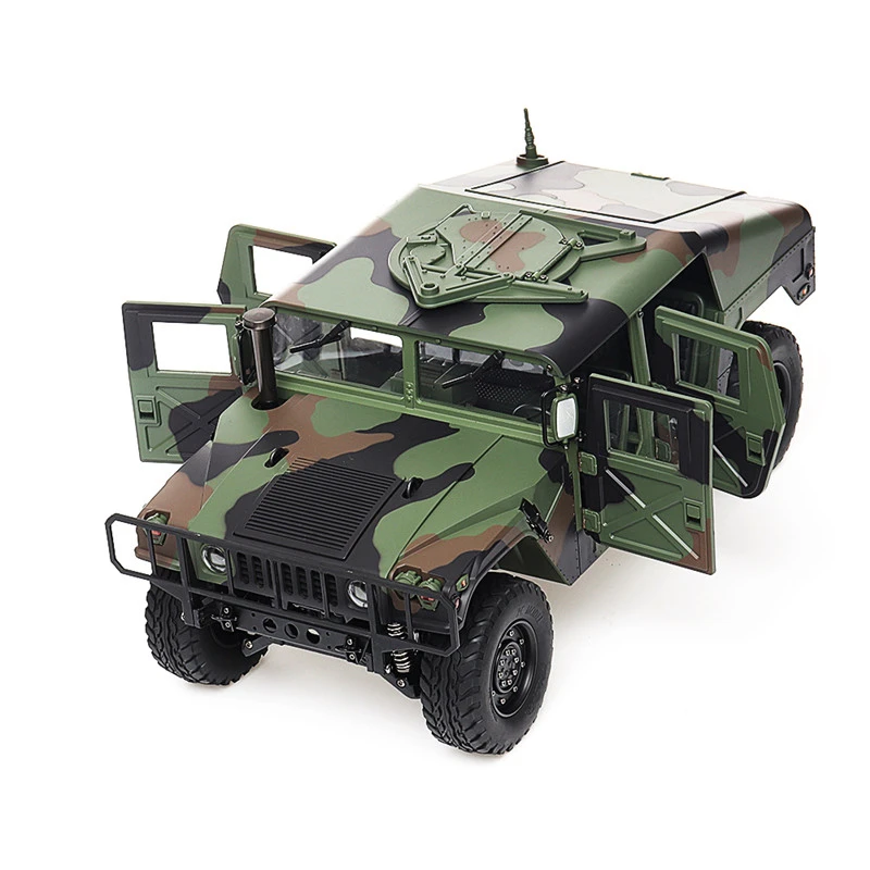 

HG P408 RC Military Car 30km/h Light Sound Function 1/10 2.4Ghz 4WD 16CH Radio Control Car RC Car RC Vehicle Model Toys