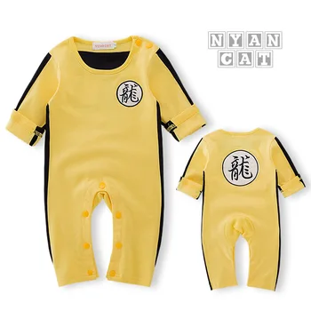

Special Offer Kung Fu Childrenswear Baby Onesie Yang I Guowei Classic Bruce Lee Commemorative Edition Long-sleeve Jumpsuit