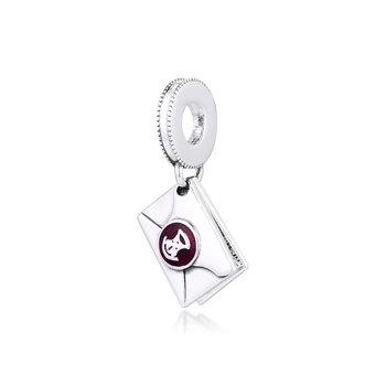 

Hogwarts Acceptance Letter Dangle Charm Fits For 925 Silver Bracelets DIY Beads For Jewelry Making Sterling Silver Charms