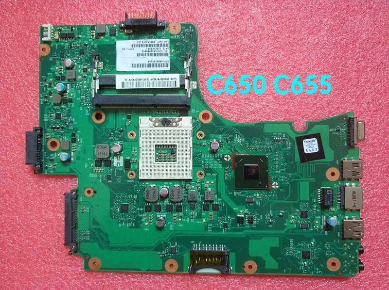 Подходит для Toshiba Satellite C655 C650 материнская плата ноутбука 6050A2423501 V000225140 100% тест ok