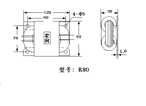 R80-25 100W R Тип аудио трансформатор, Выходная мощность: 300-0-300(80mA), 0-6.3X2(1.6A), 0-15(1.6A), 0-12(0.7A) для усилителя