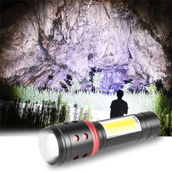 

800LM T6 LED Zoom Rechargeable High Power Torch Flashlight Lamp Light Charger