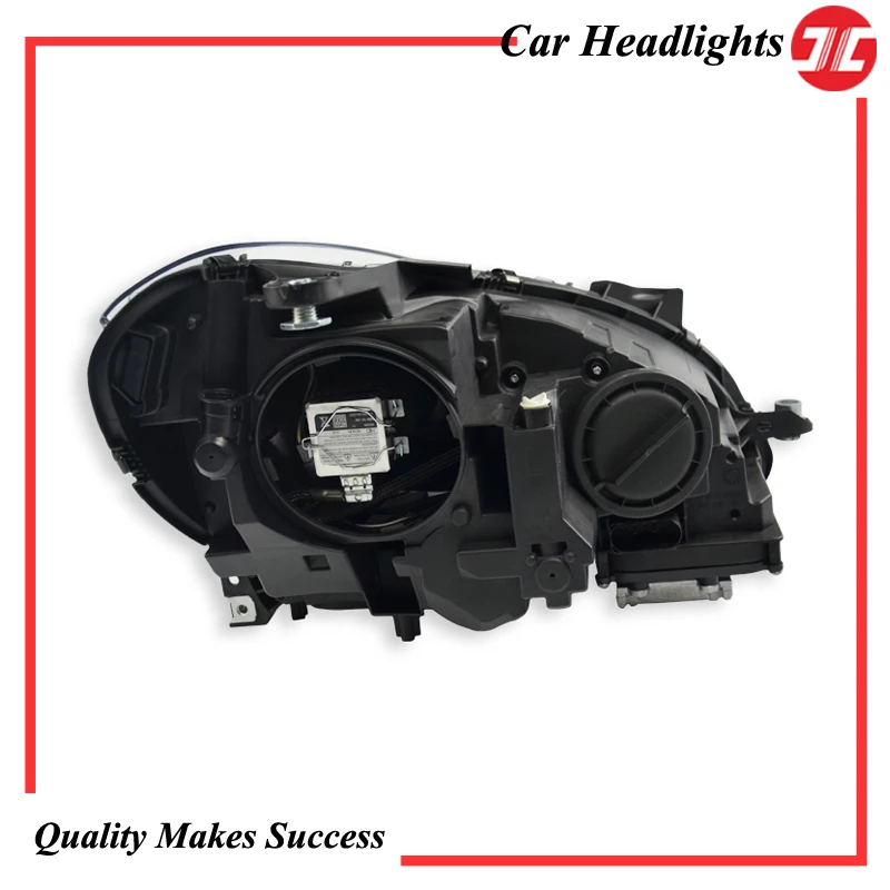 Передняя фара в сборе для Mercedes Benz C class W204 2009 2011 галогенная модификация Plug & Play до