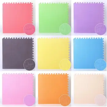 

In Stock! Household Foam Floor Trumpet Climbing Mat Dormitory Stitching Mat Bedroom Mat Cross Grain EVA Foam Mat Fast Shipping