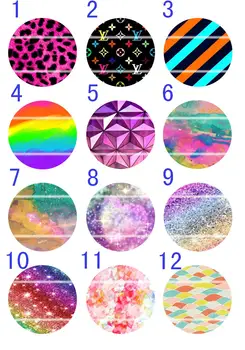 

Handmade Colorful picture Round Glass Cabochons Refrigerator magnet for Necklace Decoration and Phone Chain Accessaries278