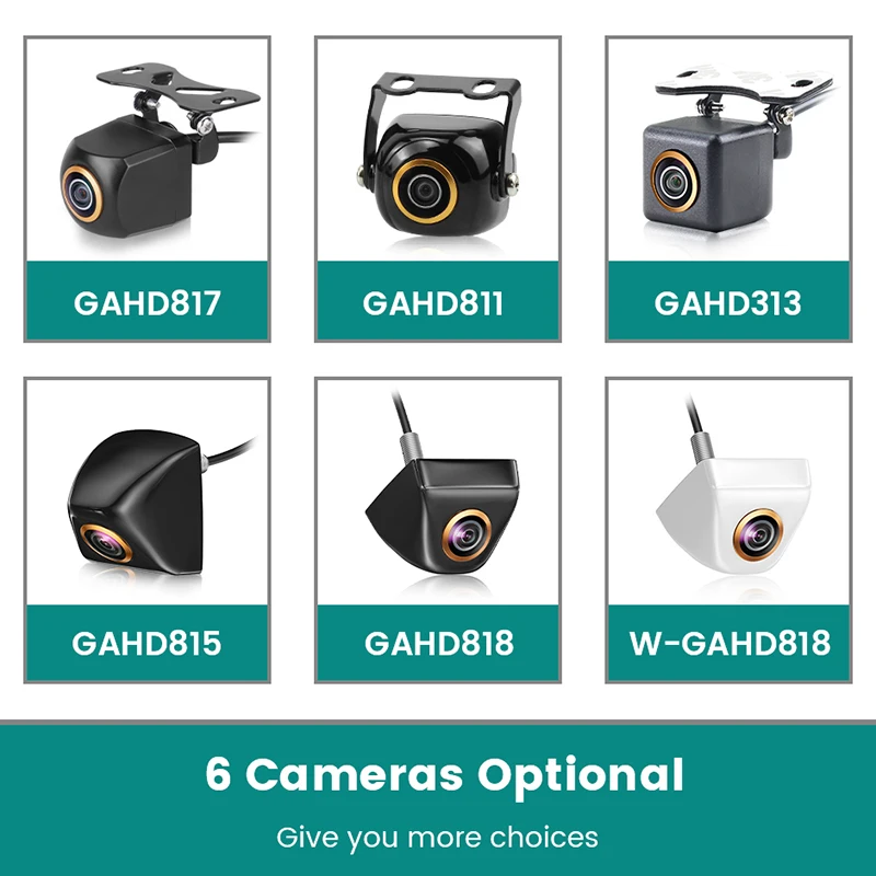 AHD 1080P 7 Inch IPS Screen Car Video Monitor Camera CCTV Surveillance Parking System With Cigarette Lighter Power Supply,car display,monitor display,car parking monitor