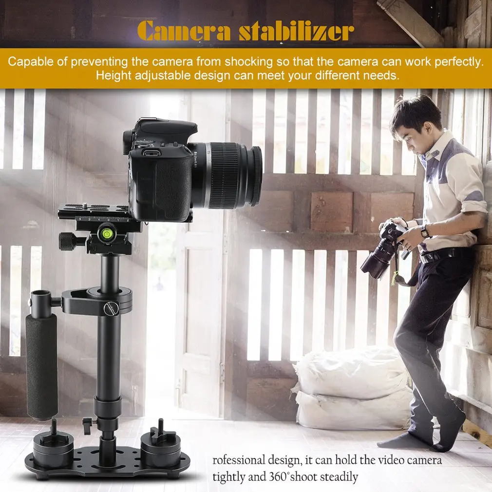 S40 S60 S80 Steadycam масштабируемый Ручной Стабилизатор из углеродного волокна Steadicam для Canon Nikon sony DSLR камеры компактная видеокамера