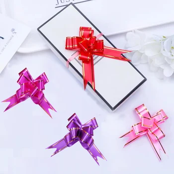 

20pcs Gift wrap bow decoration Santa Xmas Tree decoration Happy New Year 2020 Christmas Candy Bags decoration