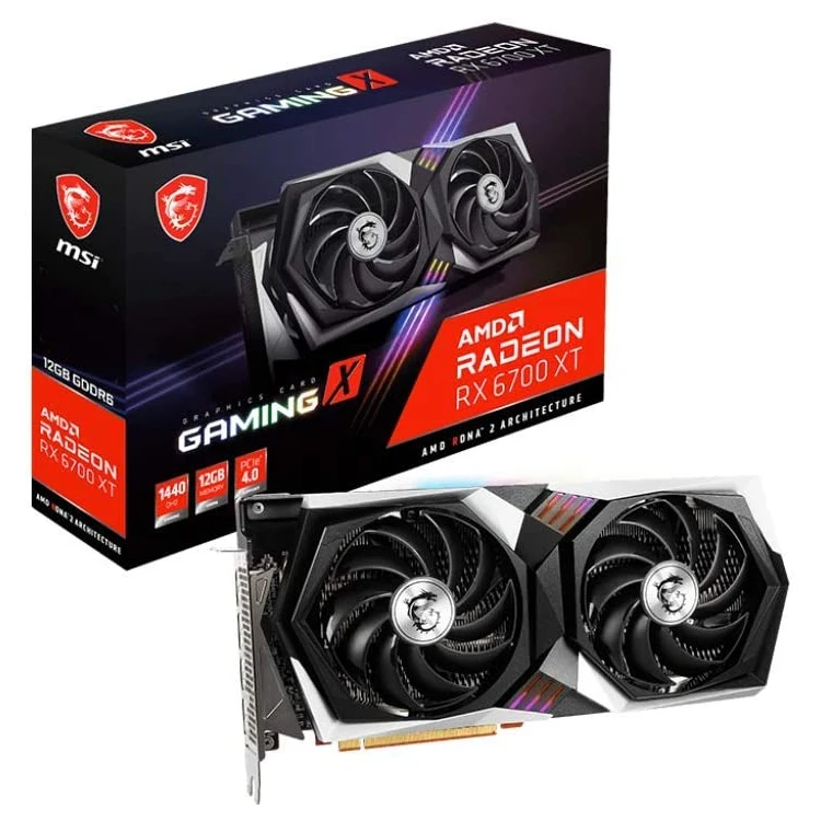 MSI RX6700XT 12CB GAMING X RX 6700 XT AMD RADEON 그래픽 카드 RX 6700XT|그래픽 ...