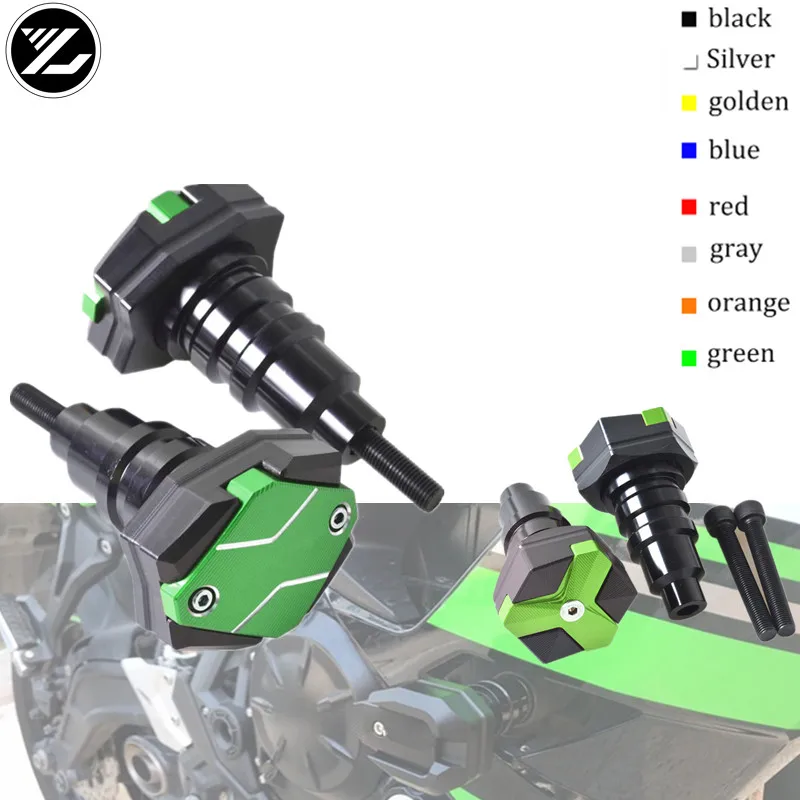 

Motorcycle Schroef Crash Pad Protector Frame Slider Cover Falling Protector Guard for kawasaki Z750 ZX1100 ZX12R ER-5 ZR750R 650