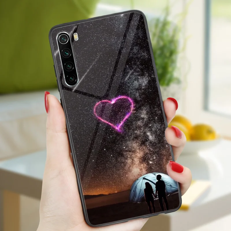 Мягкий глянцевый яркий Чехол для Xiaomi Redmi Note 7 8 9 Pro 9S 7A 8A 9A 9C чехол из ТПУ Для 10T 10 Lite