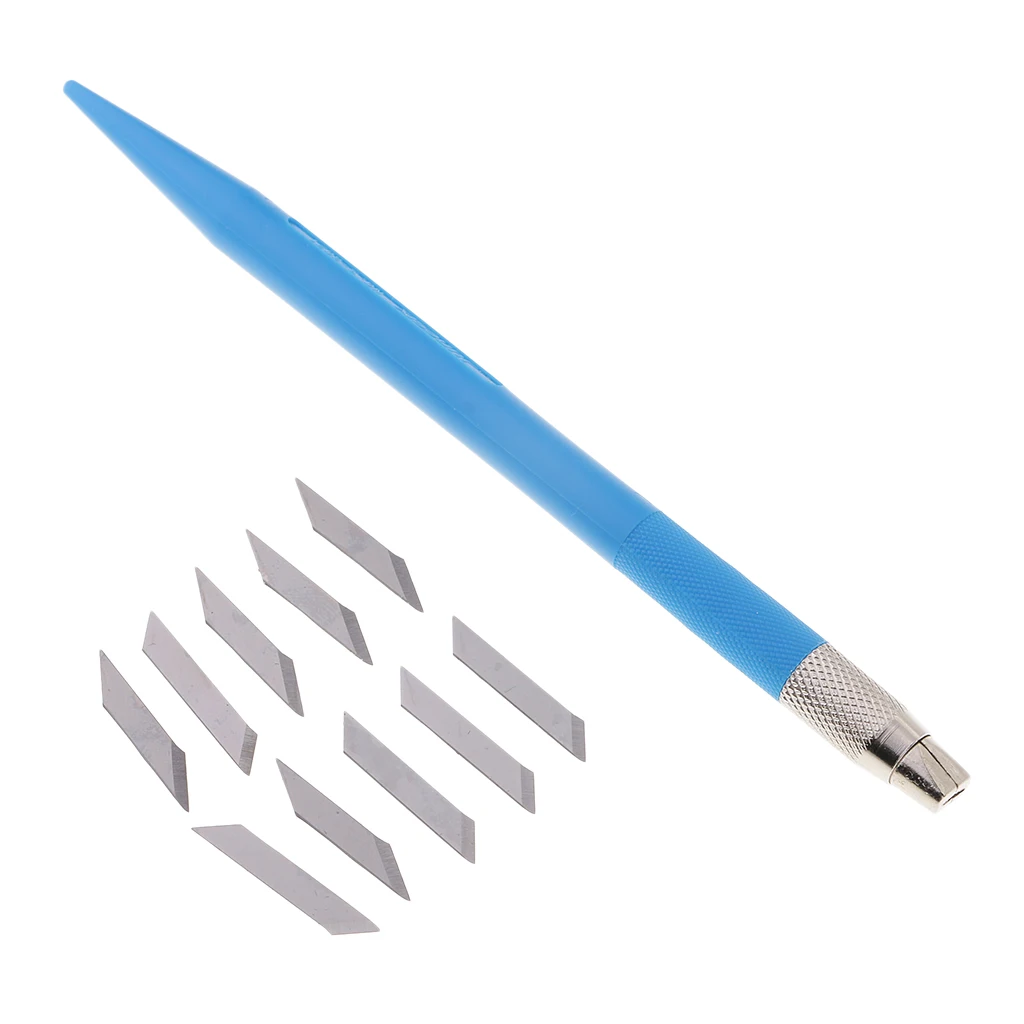 Diy Craft Tool Engraving Pen For Wood/Candle/Rubber Stamp /Clay Paper Cutter With 2 Styles Blade 30 /40 Angle Degree