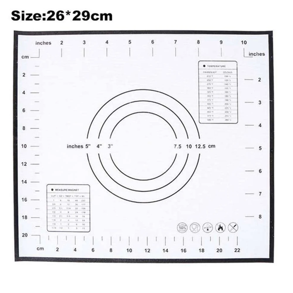 26x29 см 40x30 см антипригарный силиконовый коврик для теста для выпечки коврик для теста лист для раскатки кондитерских лайнеров коврик для выпечки коврики для выпечки новые формы для выпечки