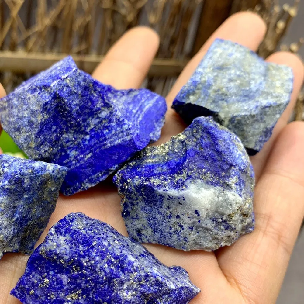 

100g Natural Mineral Lapis Lazuli Crystal Rough Bulk Gemstone Healing Specimen Healing Collection Crystal Fish Tank Stone
