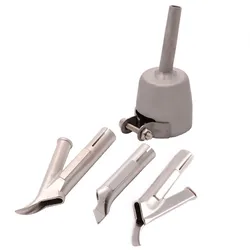 4 pièces pistolet à Air chaud Coving sol vitesse buse de soudage ronde triangulaire 5mm pointe de soudage pour plastique PVC vinyle soudeur Mayitr 