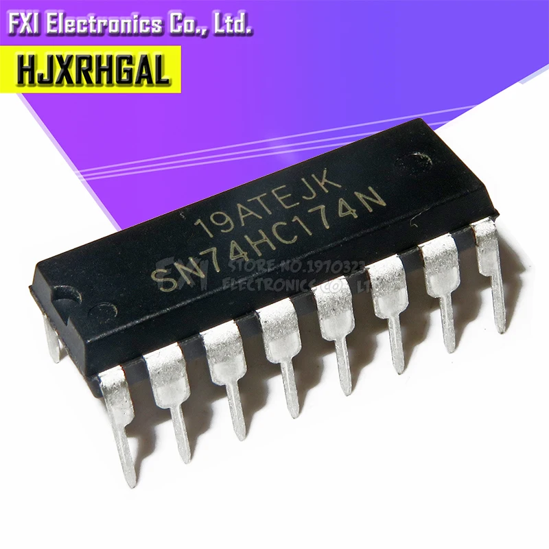 10 шт. SN74HC174N SN74HC174 DIP16 DIP 74HC174N 74HC174 новый оригинальный| |
