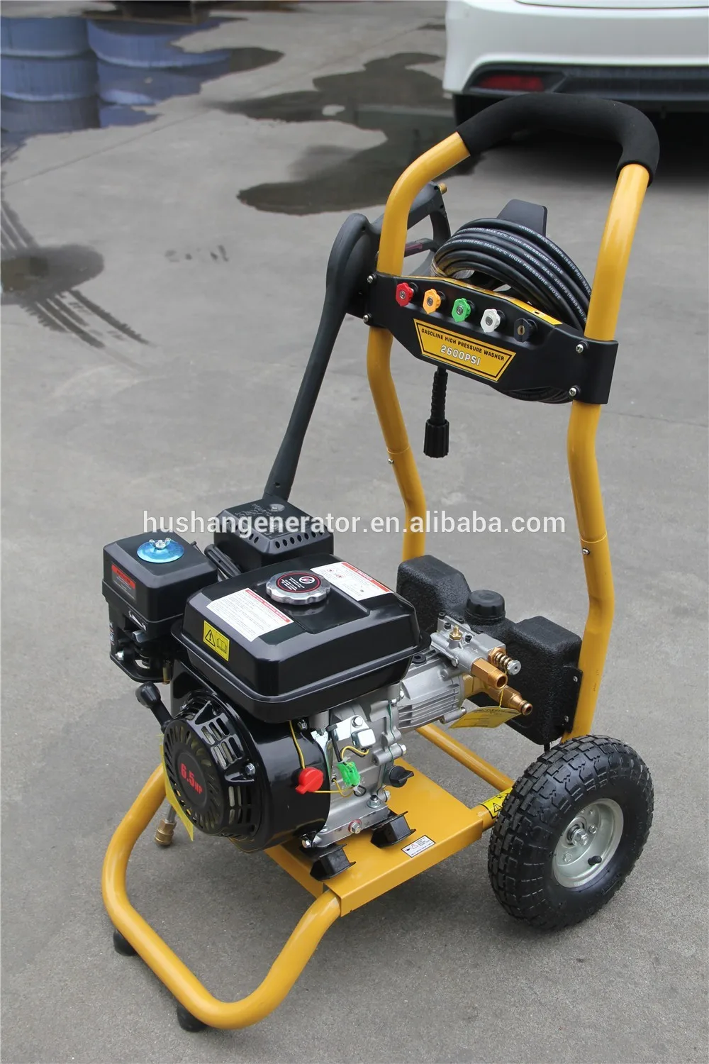 lingben new 180bar 2600 psi 9 lpm 2.4gpm gasoline high pressure car washer equipment