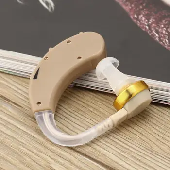 

Ear Hearing Aid Voice Amplifier Adjustable Behind Ear Hearing Device Sound Enhancer Ear Care Tools Portable Device
