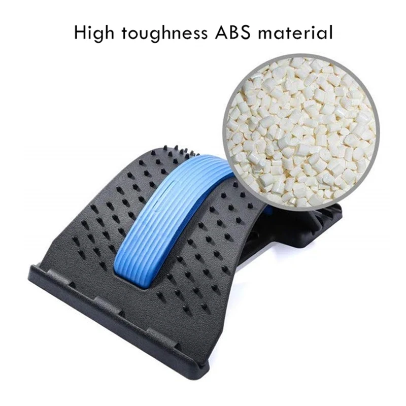 3Levels Acupuncture Set Up Benches Abdominal Mat Core Trainer Posture Corrector Relax Lumbar Support Back Massage Pain Relief