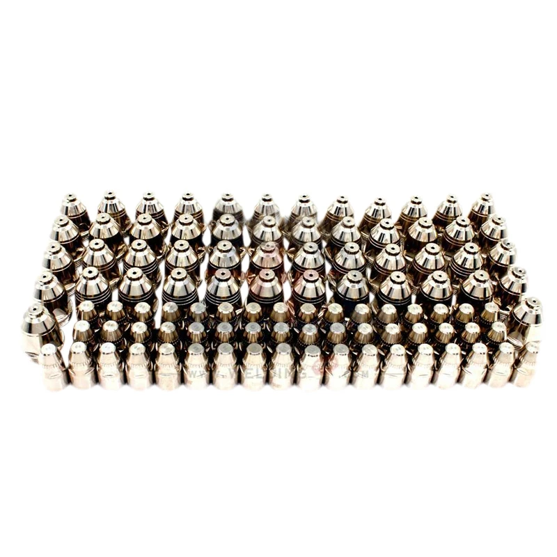 

P80 Inverte Plasma Cutter Cutting Plasma Consumable Cutting Torch Accessories Nozzle Tips Electrode Cnc 100Pk