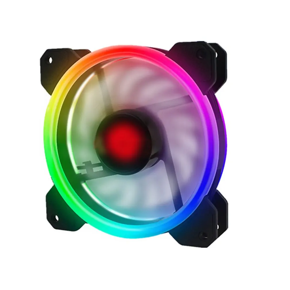 Цветной чехол для компьютера вентилятор охлаждения регулировка RGB бесшумный