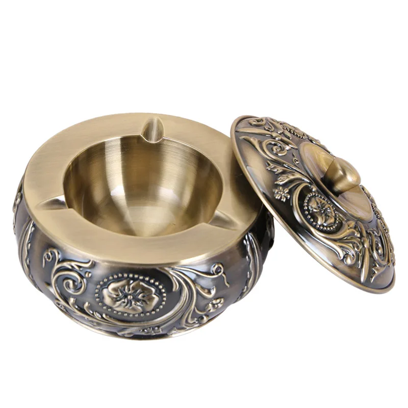 Creative Personality Ashtray with Lid Husband Birthday Gift Living Room