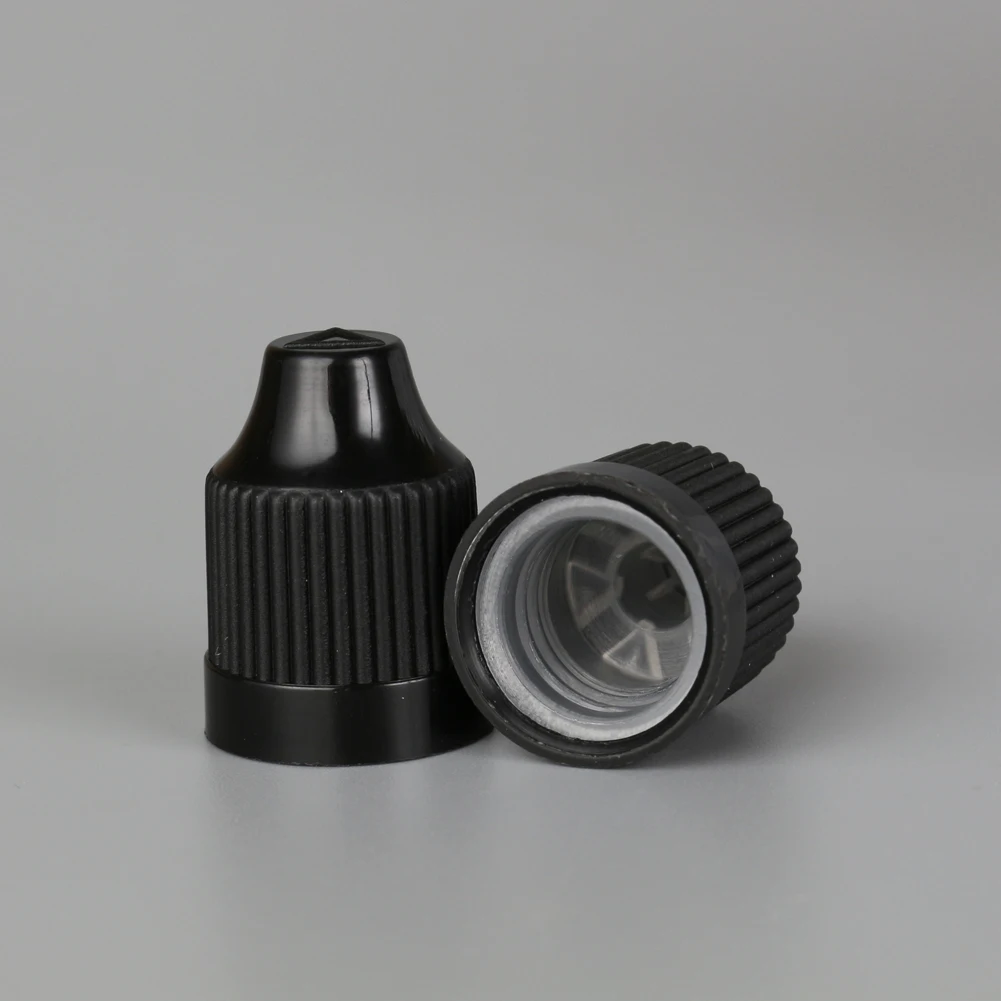 PET Clear Dropper Bottles Empty Plastic Juice Eye Liquid Refillable Containers with Black Caps Dropper Tips 10PCS X 5ML-100ML refillable bottles