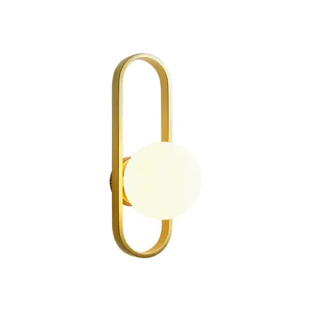 

Nordic wall lamp bedroom bedside lamp led creative personality lamp bedroom room minimalist lamp