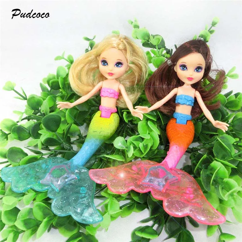Водостойкая кукла русалки для плавания детская игрушка для девочек новая ванна бассейн водонепроницаемые куклы-русалки Игрушки для девочек 20 см