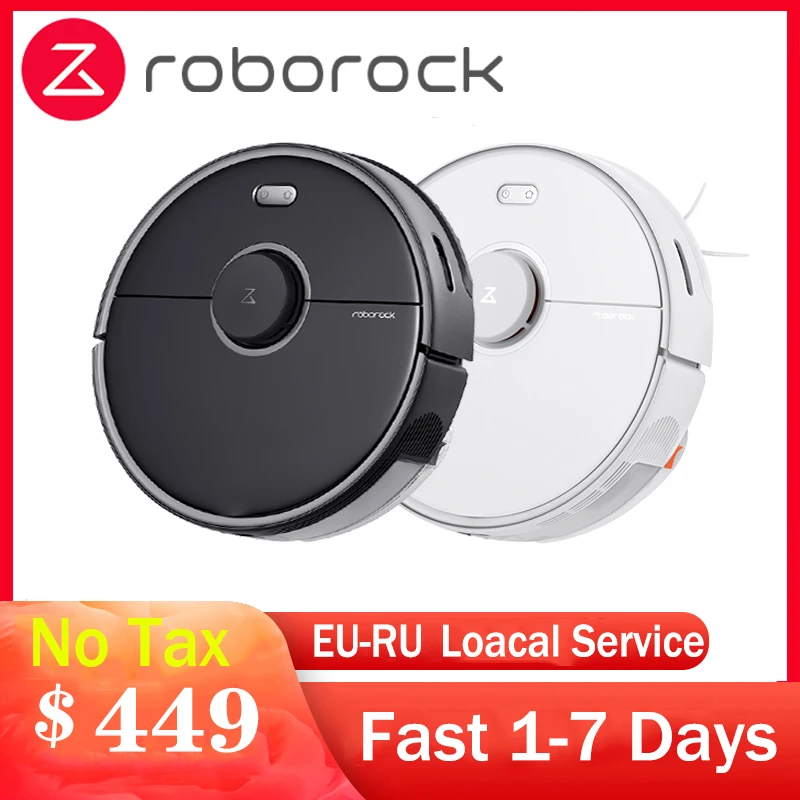 Roborock S5 Max Robot Vacuum Cleaner International Version Virtual Wall Automatic Area Sweeping Mopping Function Path Planning|Vacuum Cleaners| - AliExpress