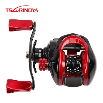 

TSURINOYA Baitcasting Reel XF 50 9 + 1BB Ultralight Shallow Spool Bait Casting Strem Fishing Reel Coil Micro Bait Trout Reel